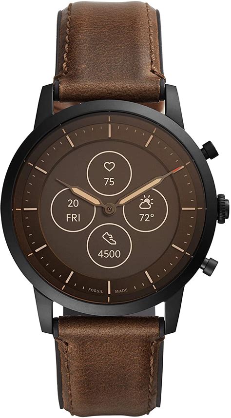 fossil men's collider hybrid smartwatch|ftw7008.